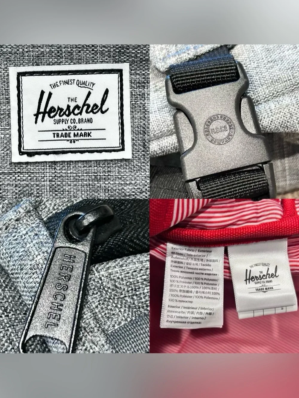 Herschel Supply Co. Settlement Sprout Raven Crosshatch Backpack Changing Mat NEW